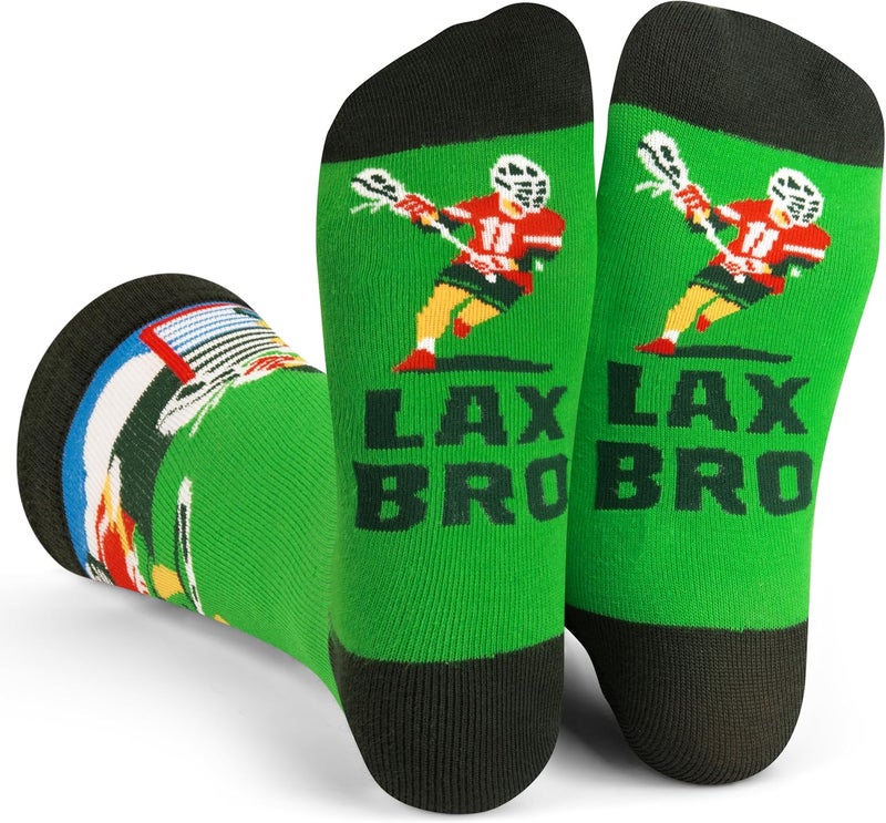 Lavley Funny Socks for Sports Fans and Players - Cool Novelty Gifts for Men, Women, & Teens - Image 1